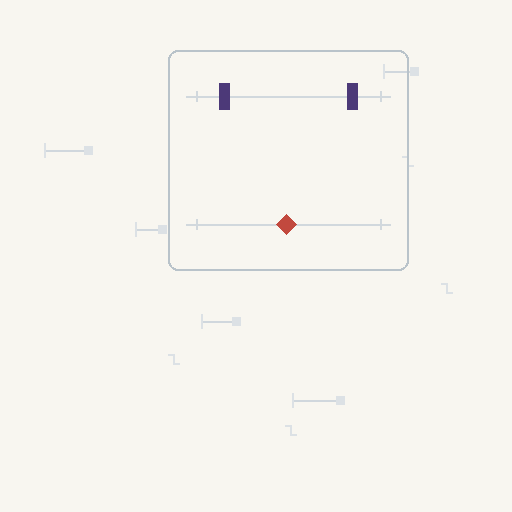 Calibration target bracket