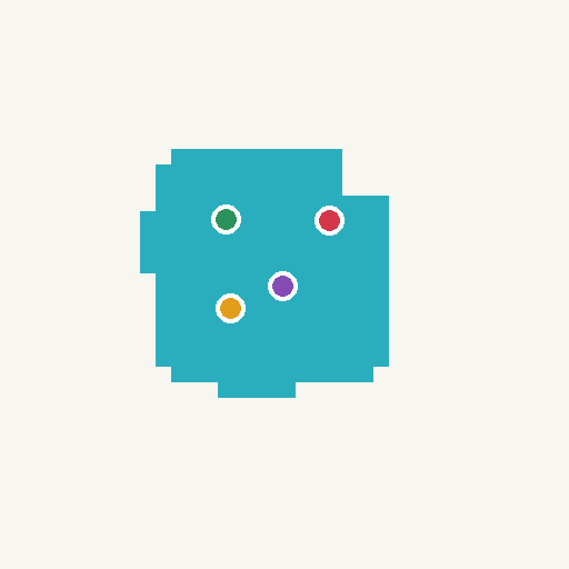 Centroid pin search