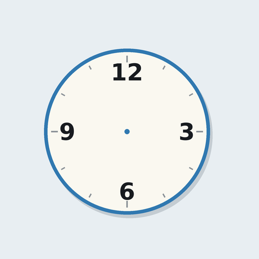 Clock cardinal order