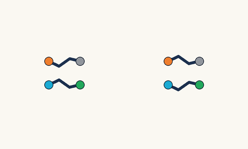 Dual trace terminal match