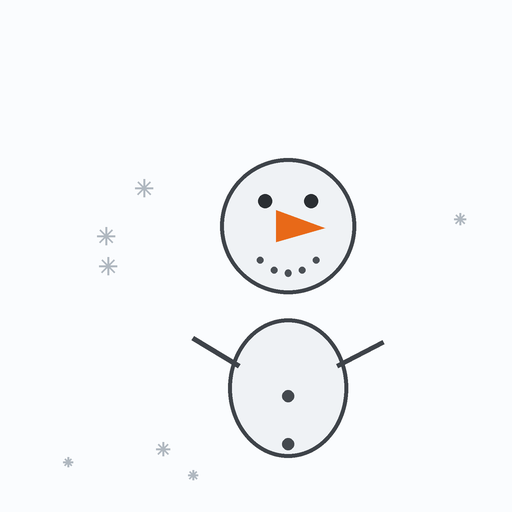 Snowman nose color